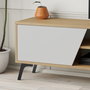 Hanah Home Soporte de TV Fiona - Roble, Blanco